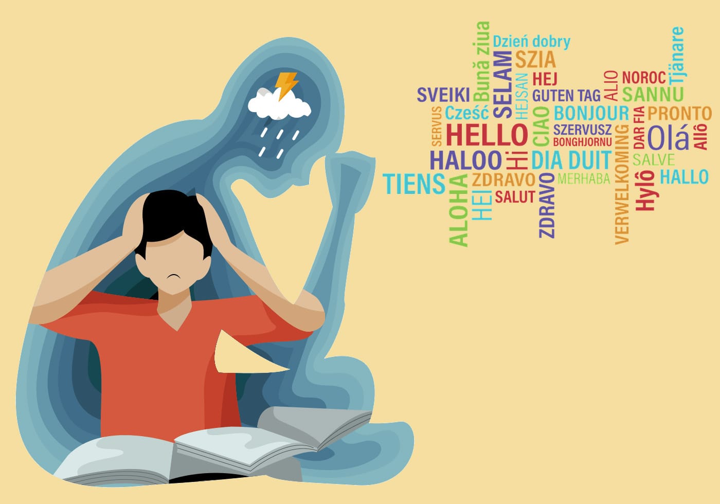 راهنمای غلبه بر اضطراب یادگیری زبان